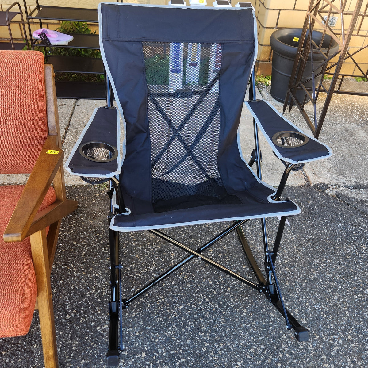 World Famous Sports Quad Folding Rocking Chair