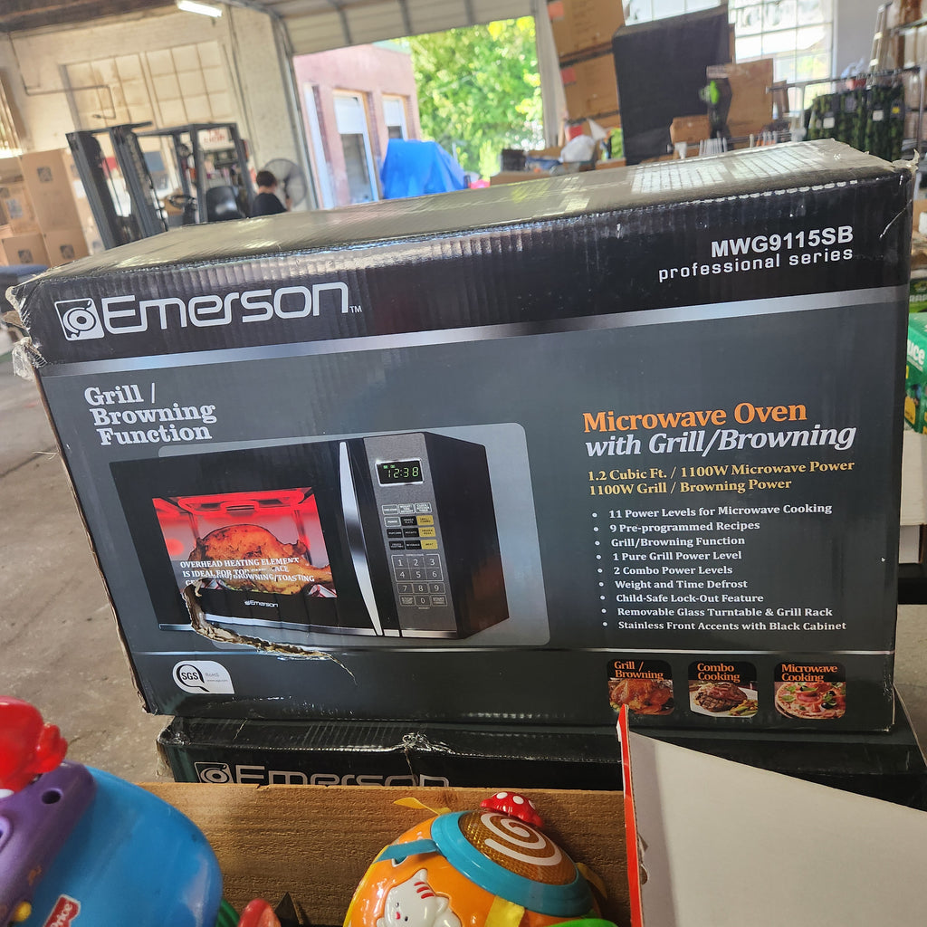 Emerson Microwave Oven with Grill /Browning model MWG9115SB