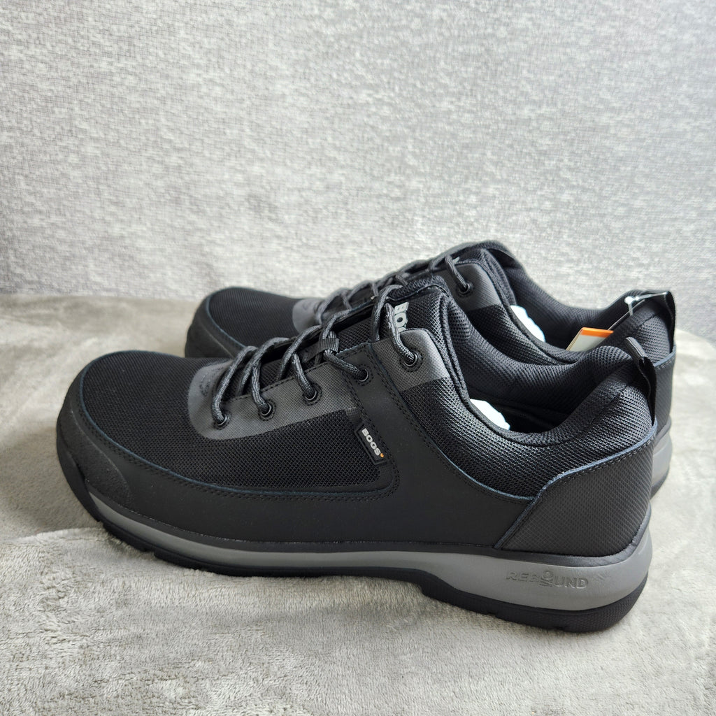 BOGS Shale Low CT ESD Men's Work Safety Shoes Size 15 Black Multi