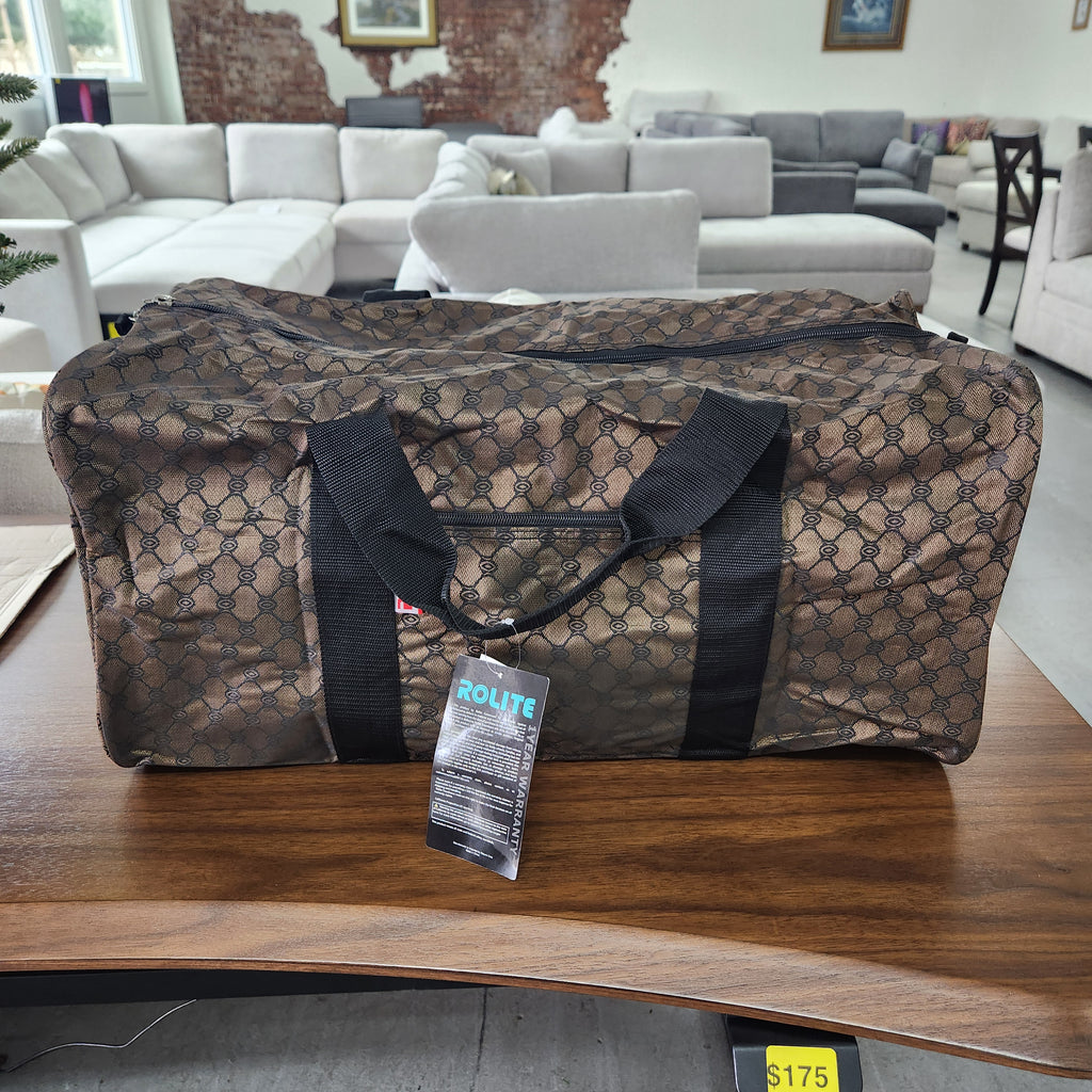 Rolite TB24P Dark Brown Lightweight 24" Duffle Luggage Bag NWT