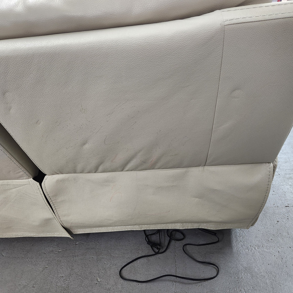 Messina Leather Power Reclining Sofa with Power Headrests
