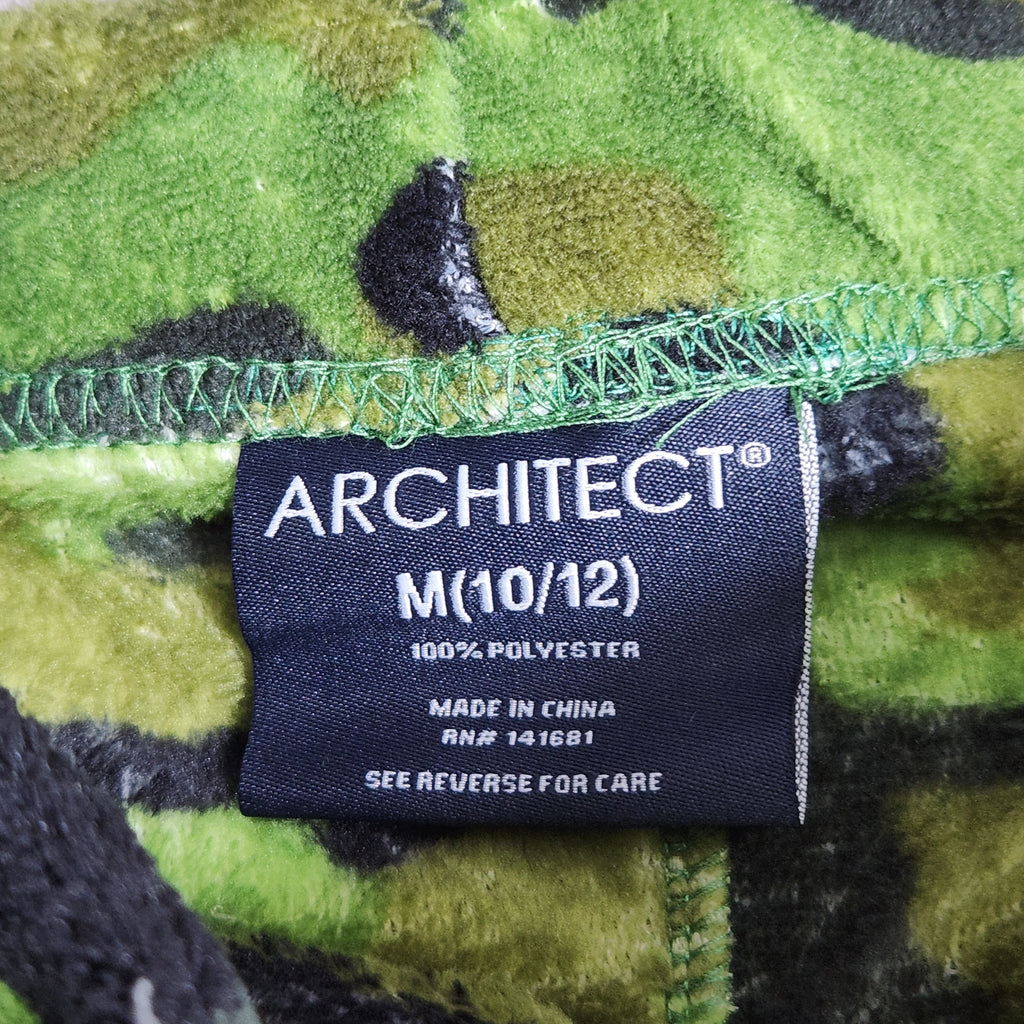Architech Boys M(10/12) 100%polyester Fleece Sleep Pants Camo