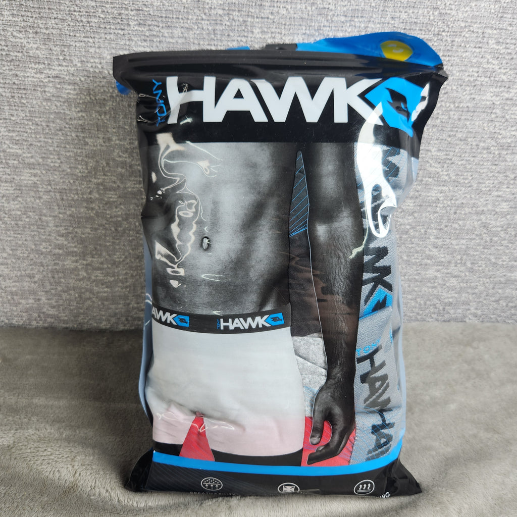 Hawk Mens 5 Pack Boxer Briefs Size Small