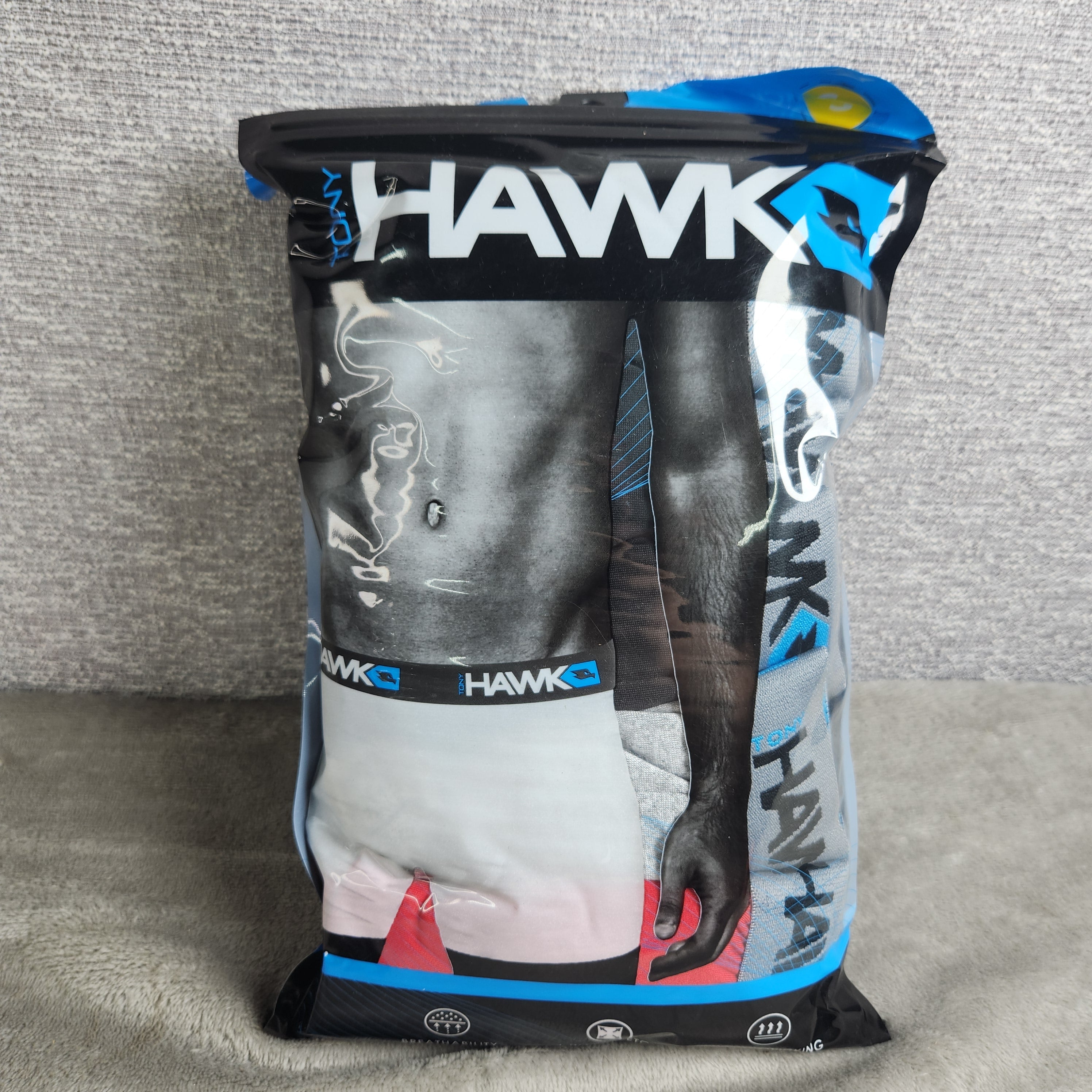 Hawk Mens 5 Pack Boxer Briefs Size Small