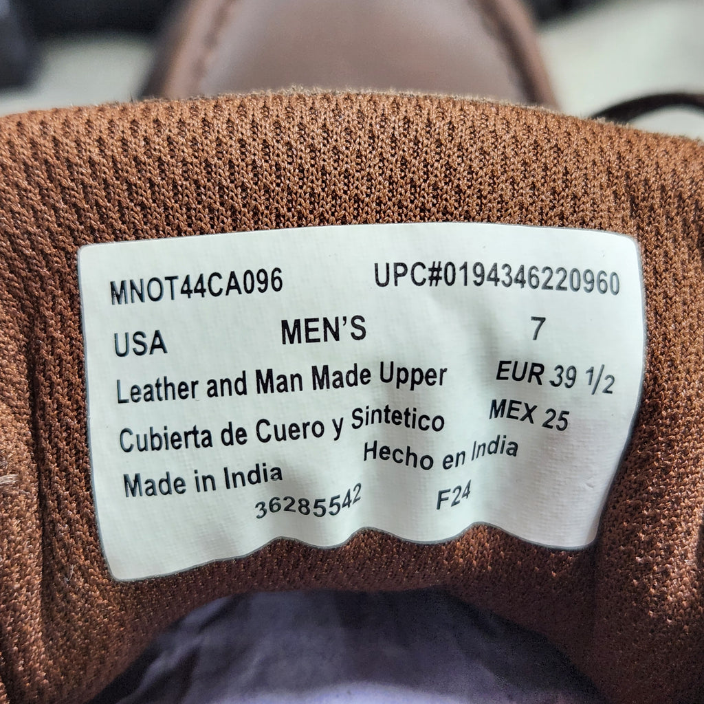 Ozark Mens Rolled Moc Toe Boots Size 7 Chukka Brown