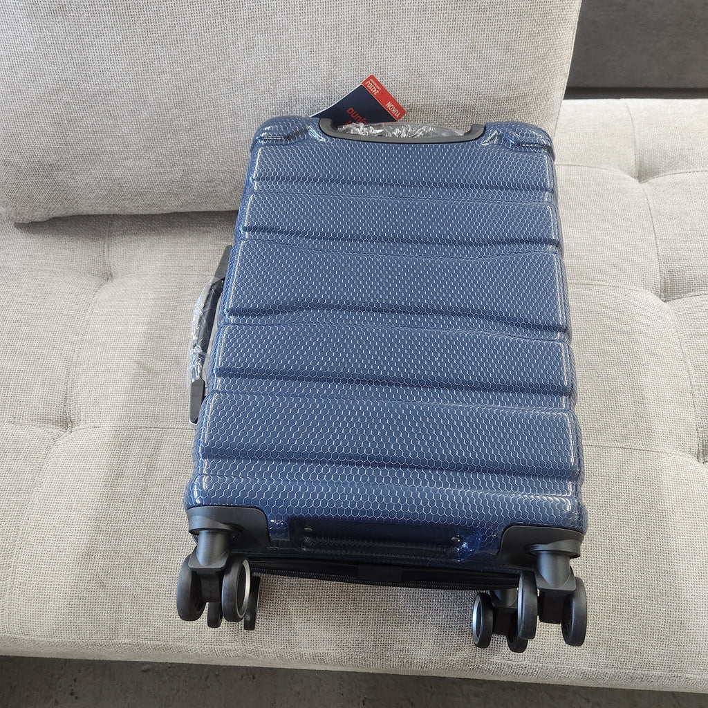 Dejuno Yukon 3-Piece Hardside Luggage Set Blue New