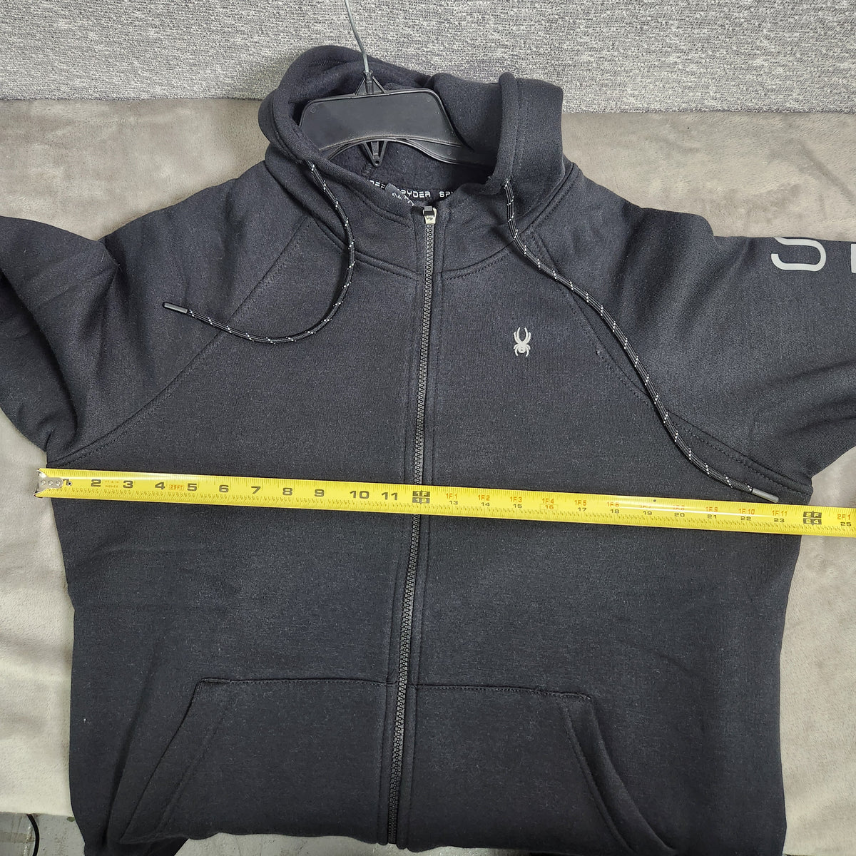 Spyder Women's Full Zip Fleece Hoodie Black Size 1x NWT