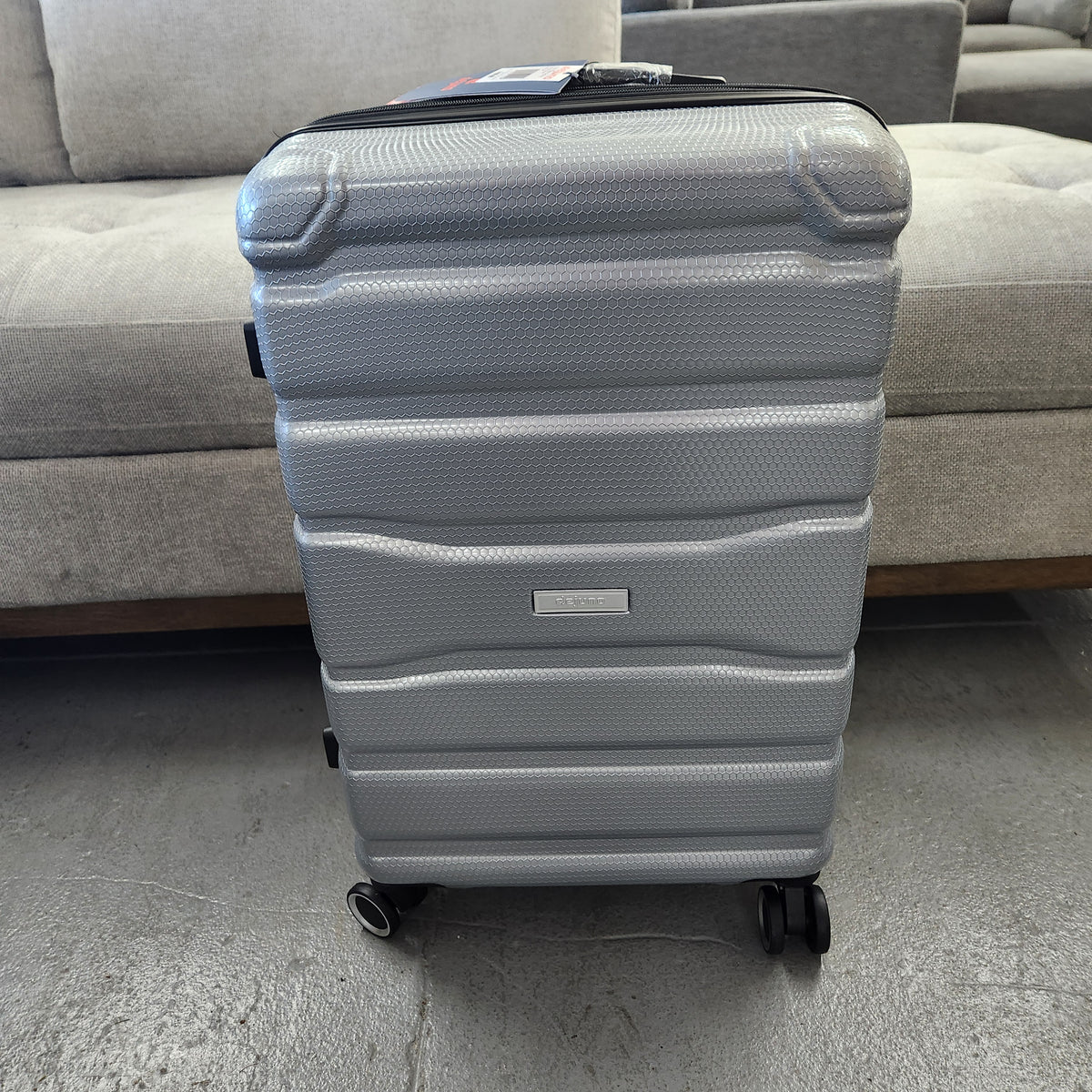 Dejuno Yukon 3-Piece Hardside Luggage Set Gray New