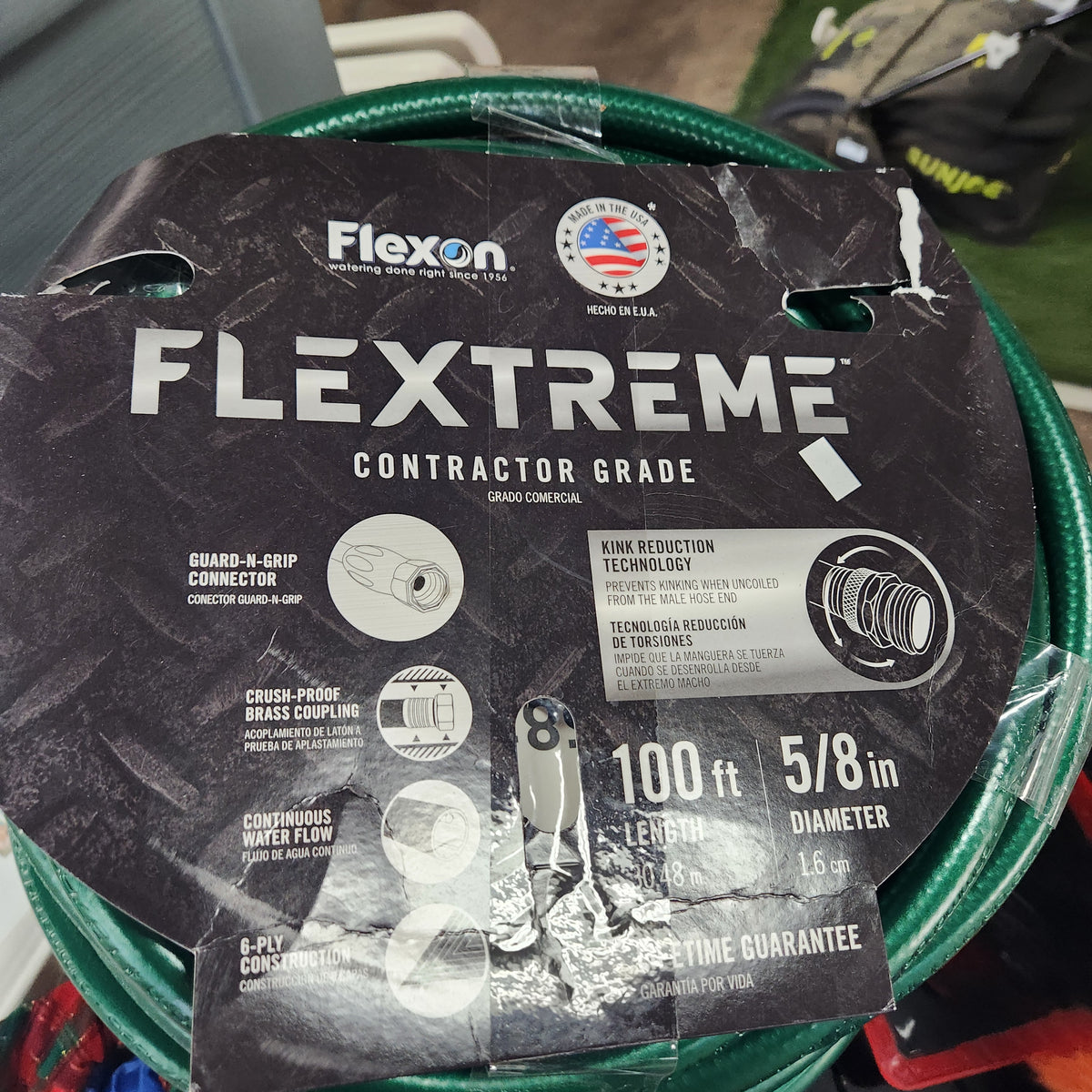 Flexon Flextreme contractor Grade 100ft hose