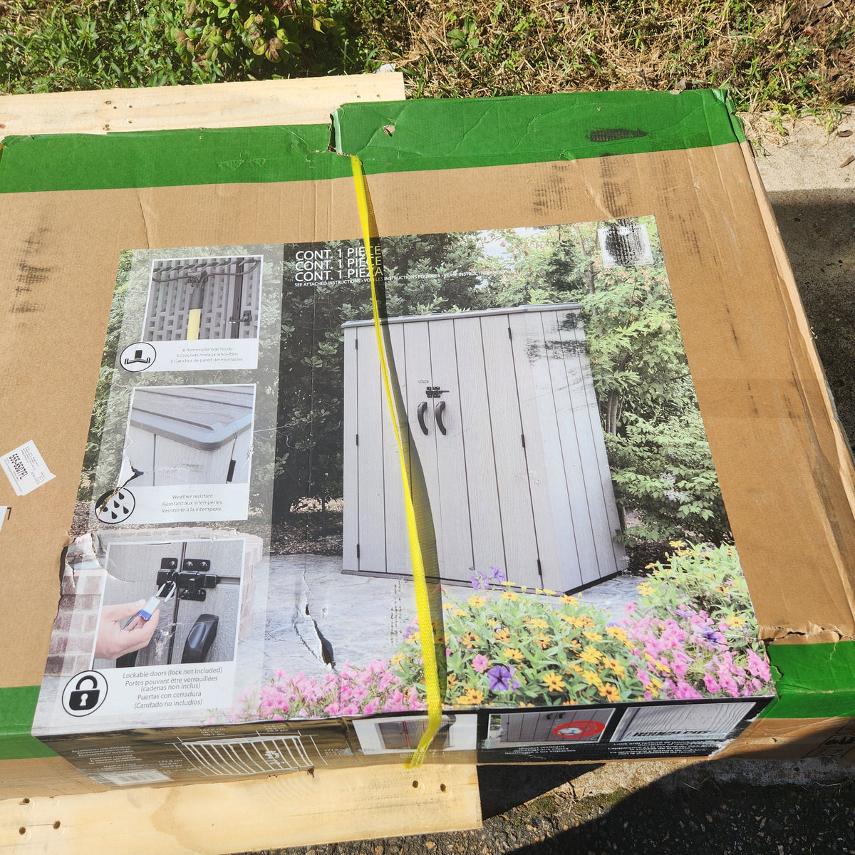 Lifetime Vertical Storage Shed - 56" x 30" x 68"