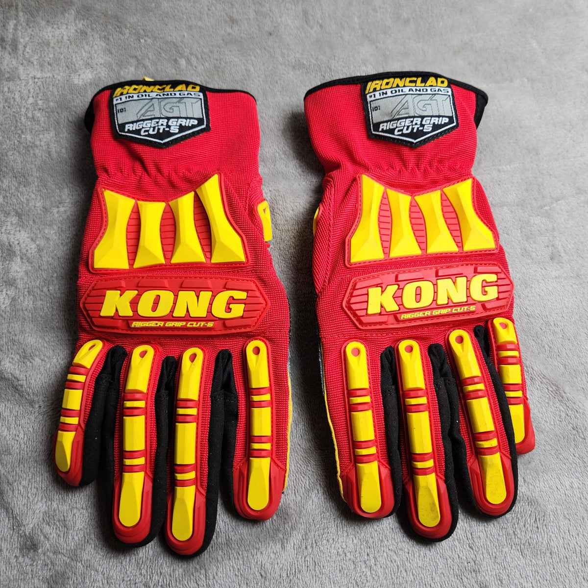 Ironclad KONG Rigger Grip Cut 5 Work Gloves Size Medium