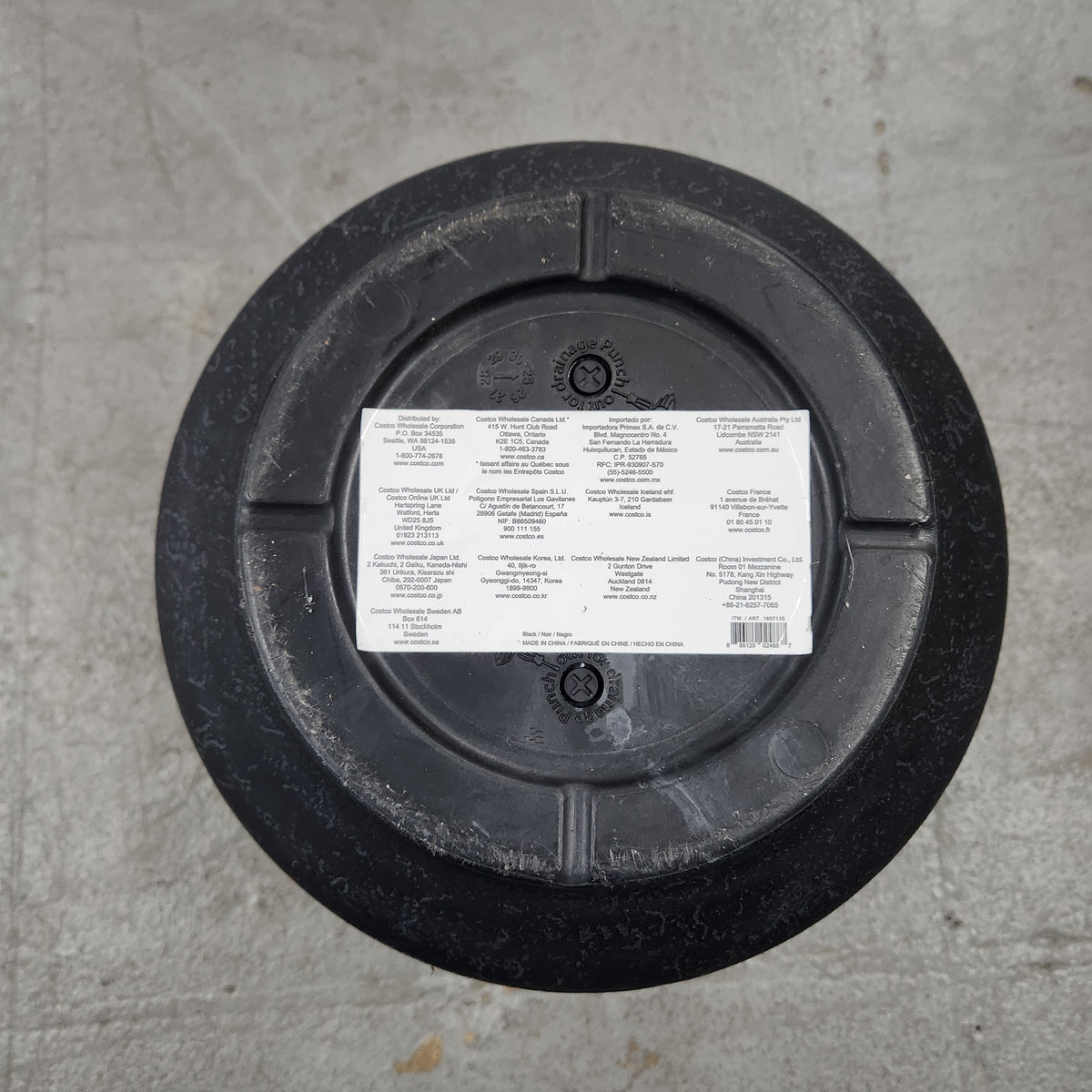 Round Resin Planter 3-Pack, 14.4" Diameter