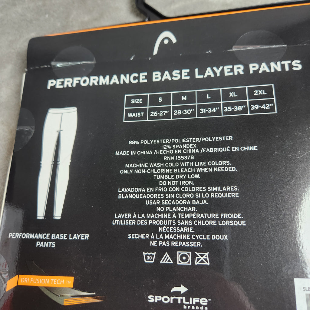 HEAD Women's Base Layer Pants 2XL Pink Heavy Weight Cold Weather NEW