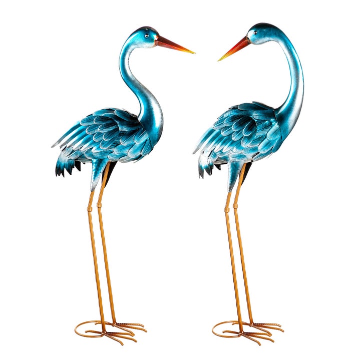 35” Blue Heron Statue