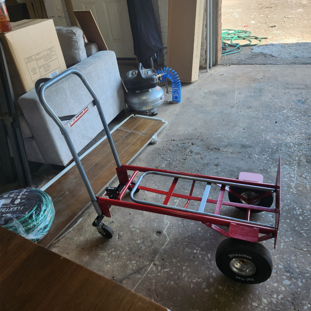 Milwaukee 3-in-1 Foldable Hand Truck, Red USED