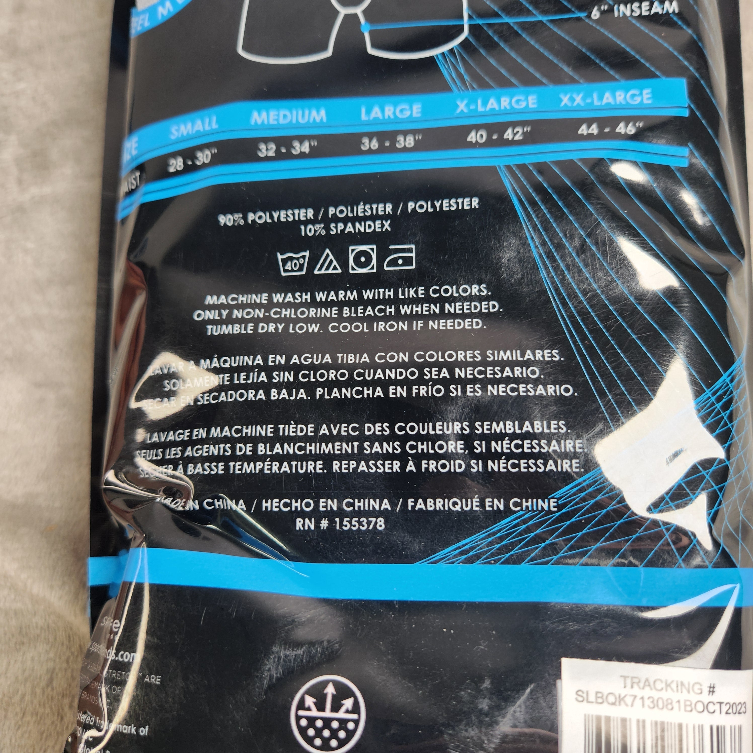 Hawk Men's 5 Pack Boxer Briefs – Size Large