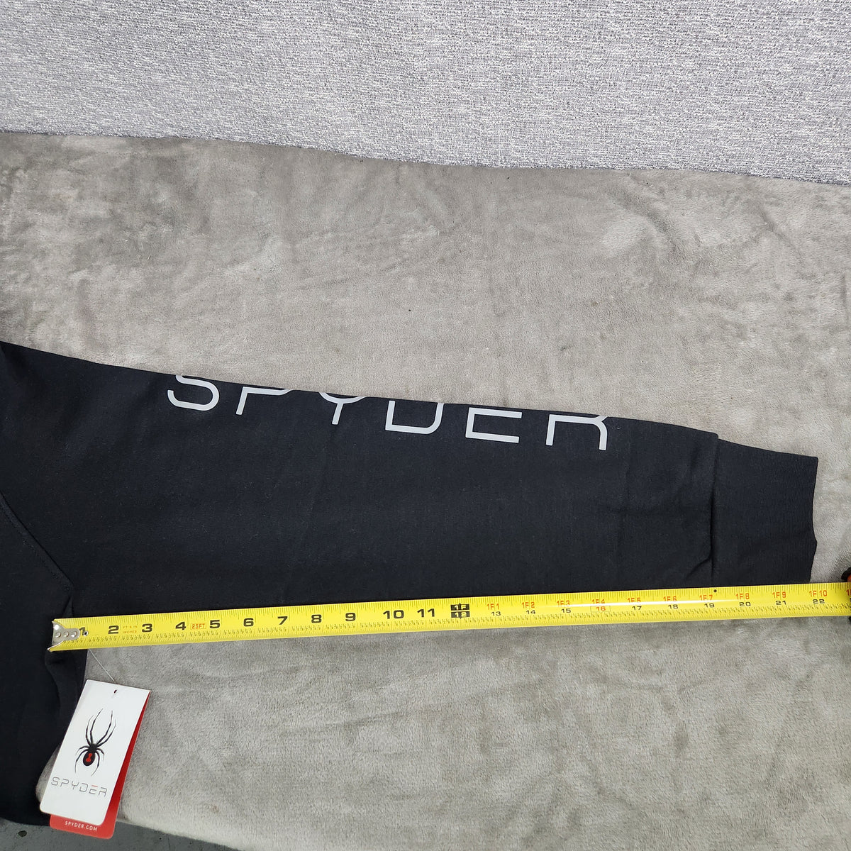 Spyder Women's Full Zip Fleece Hoodie Black Size 1x NWT