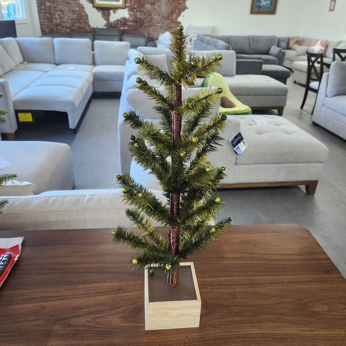 24” Decorative Christmas Tree, Lightweight Holiday Seasonal decor