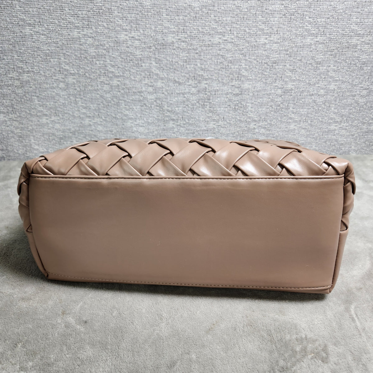 Bebe Luca MD Satchel Bag E03-5358 Taupe New