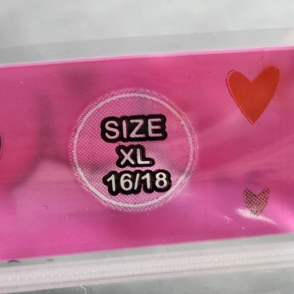 Chili Peppers Size XL 4 Pack Girls Bralettes