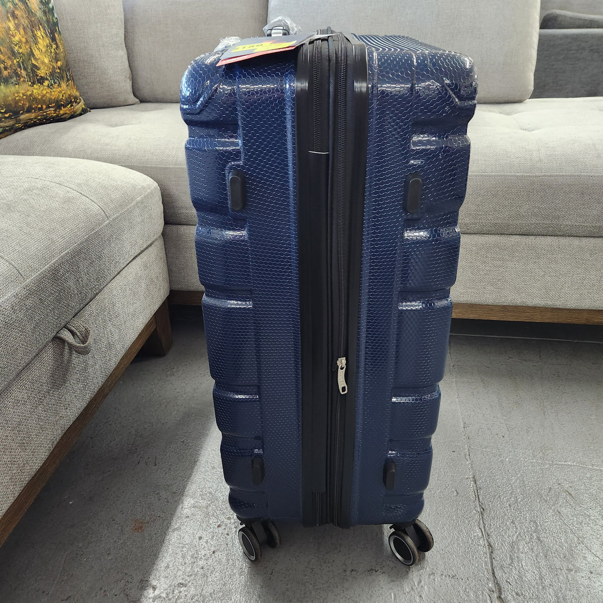Dejuno Yukon 3-Piece Hardside Luggage Set Blue New