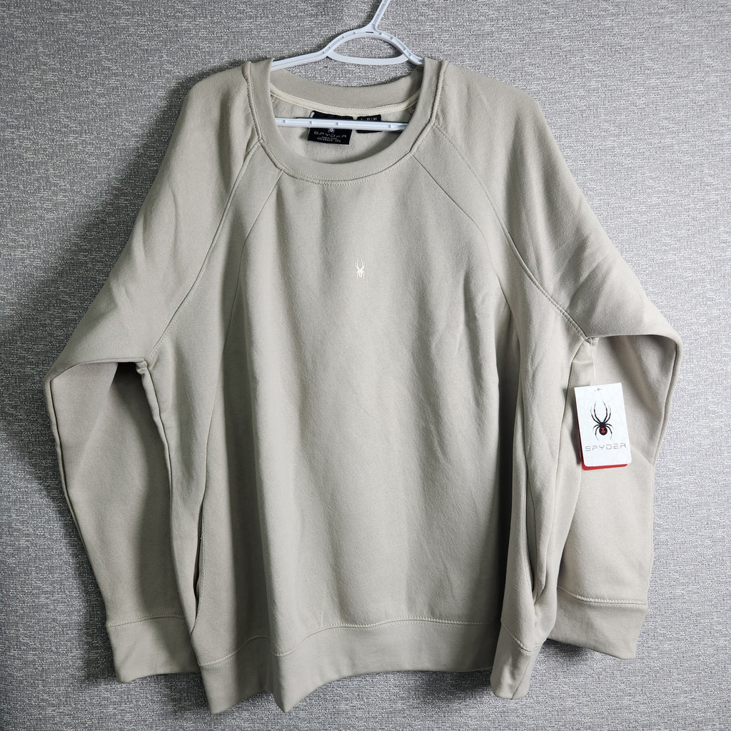 SPYDER Women's Ragalan Sandstorm Cozy Fleece L/S Crew With Pockets Size 3X NWT