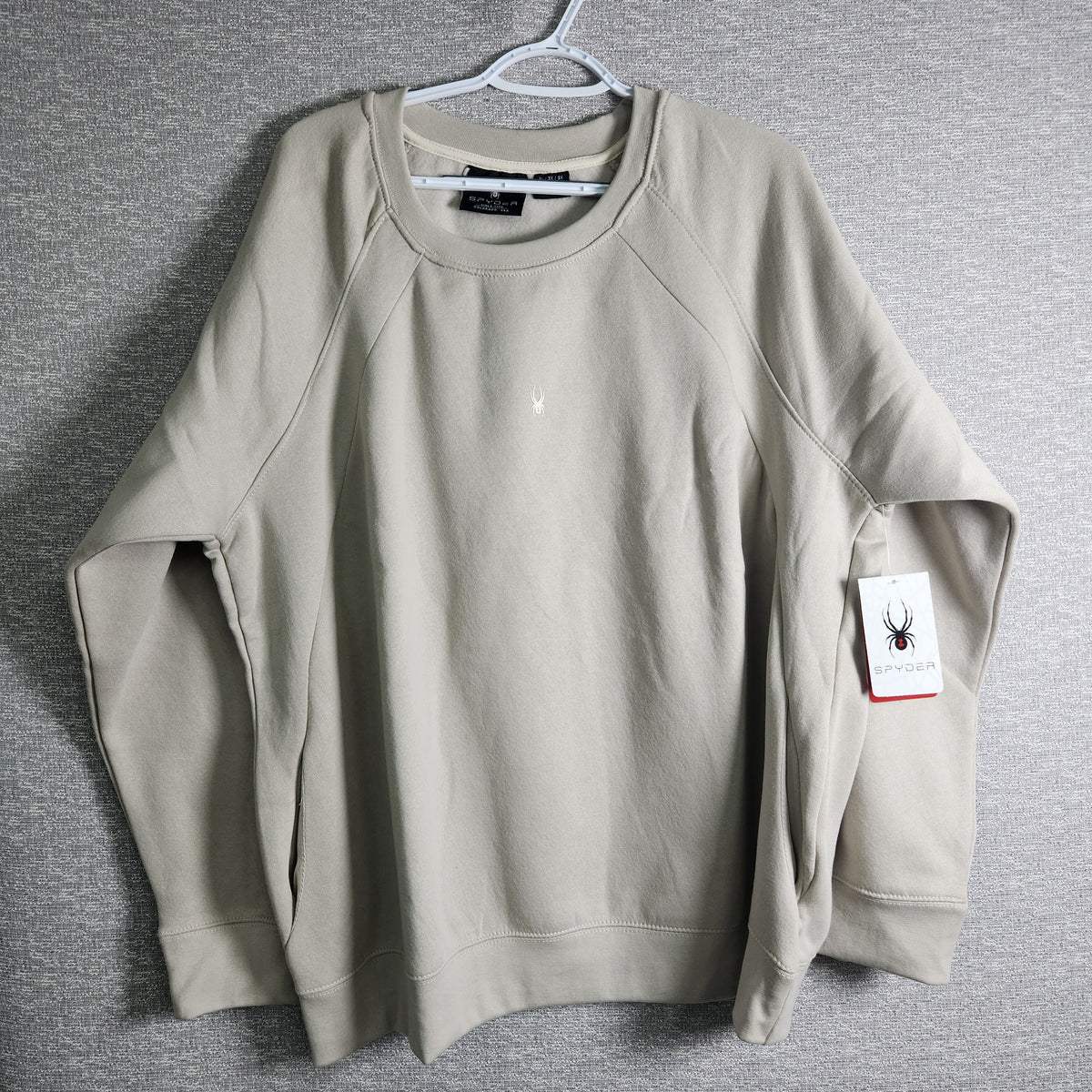 SPYDER Women's Ragalan Sandstorm Cozy Fleece L/S Crew With Pockets Size 3X NWT