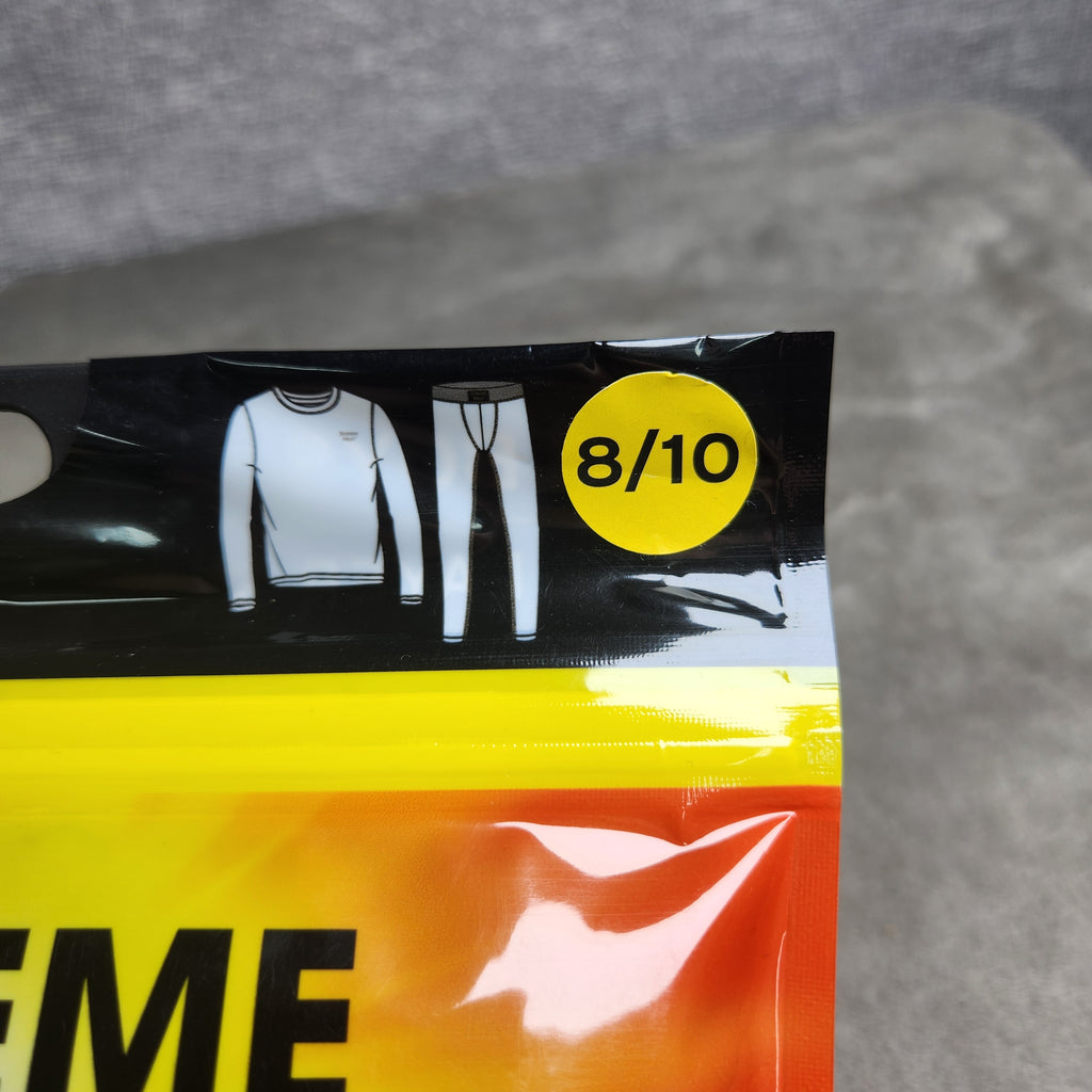 Xtreme Heat Boys Size 8/10 2 Pc Base Layer Set Long Sleeve Top & Bottom Black