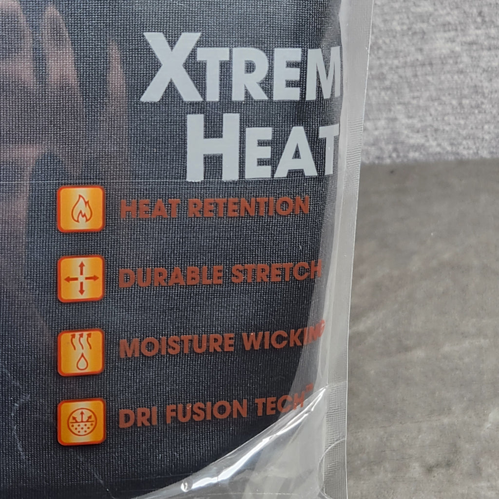 Xtreme Heat Boys Size 6/7 2 Pc Base Layer Set Long Sleeve Top & Bottom Black