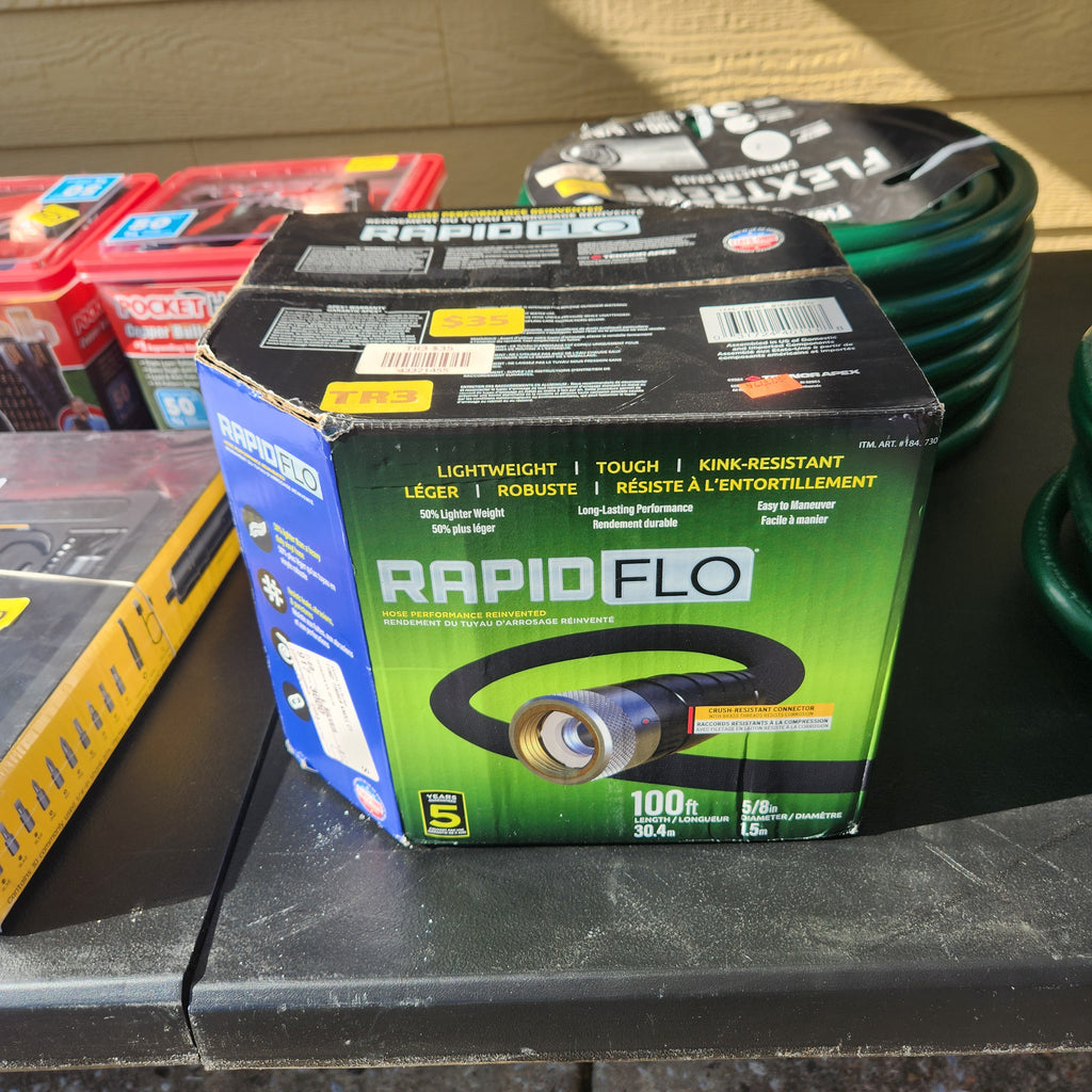 Teknor Rapid Flo 5/8 in. x 100 ft. Compact Garden Hose