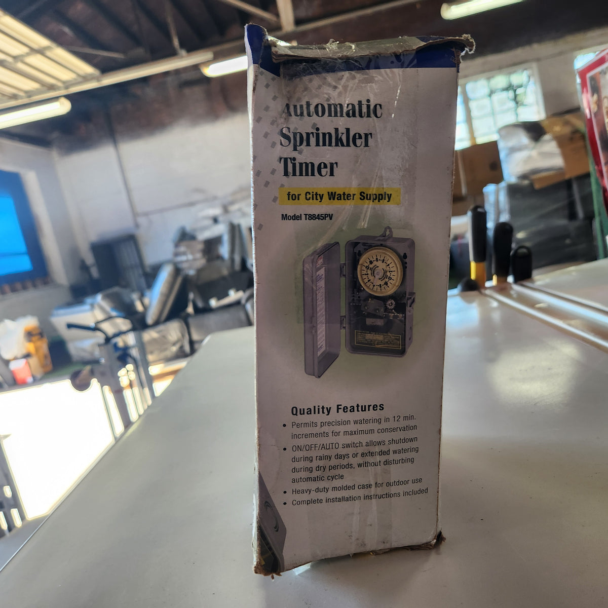 Intermatic Automatic Sprinkler Timer for city water 24v AC Out 120V AC In Used. Untested