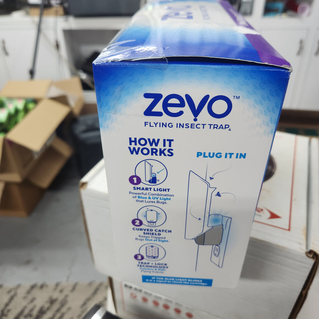 Zevo Flying Insect Trap Starter Kit, 2 Devices + 6 Refills