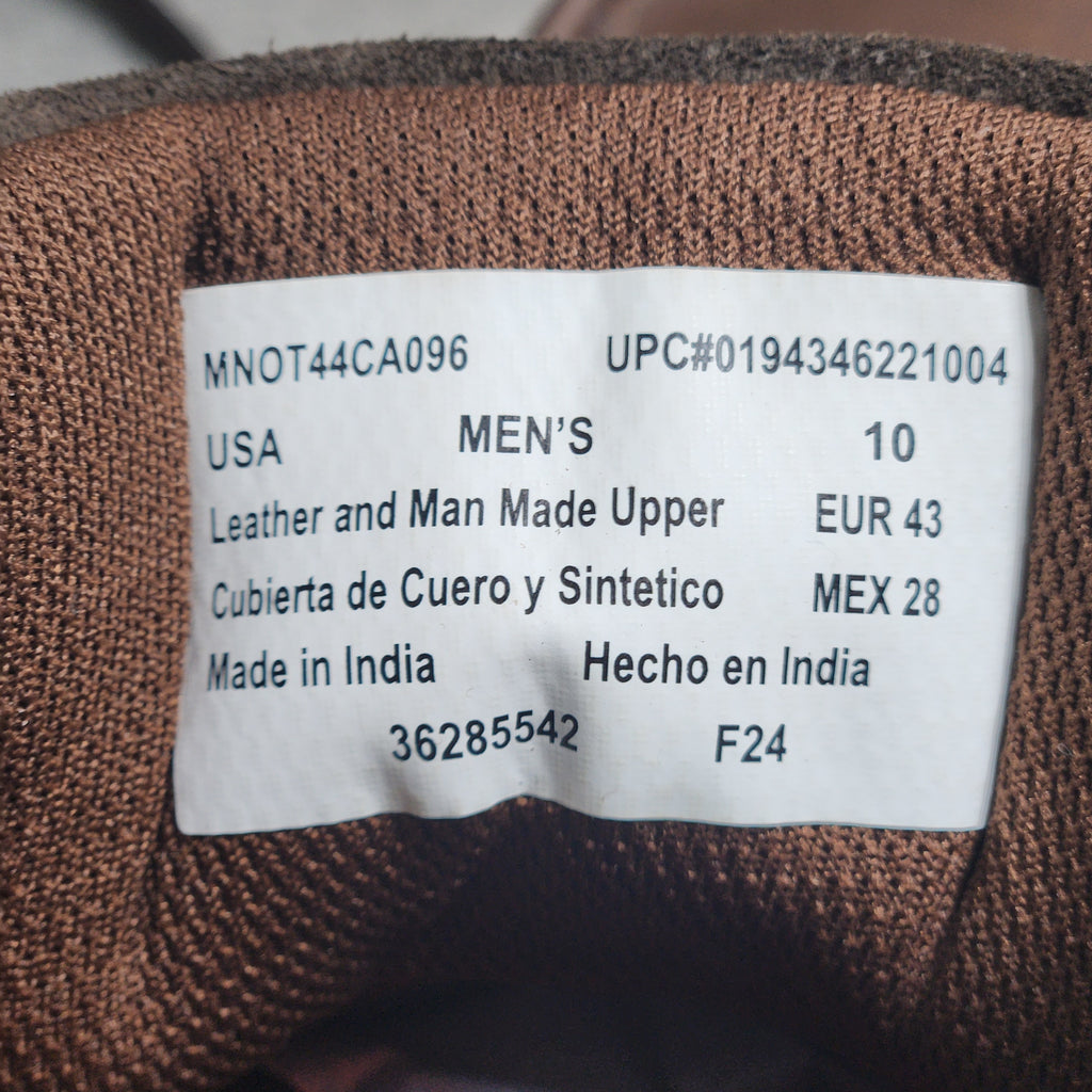 Ozark Mens Rolled Moc Toe Boots Size 10 Chukka Brown