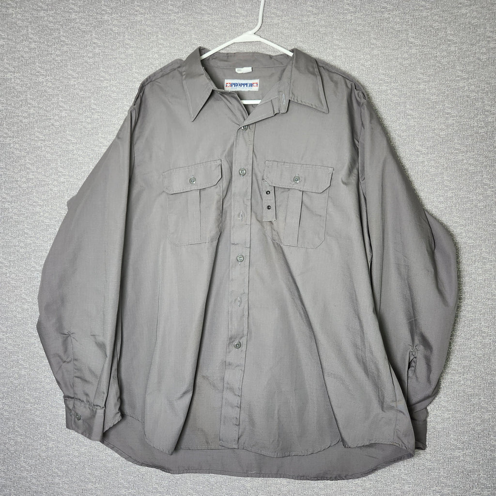 Propper 2XL Long Length Men's Tactical Dress Shirt Long Sleeve RN89706 Preowned