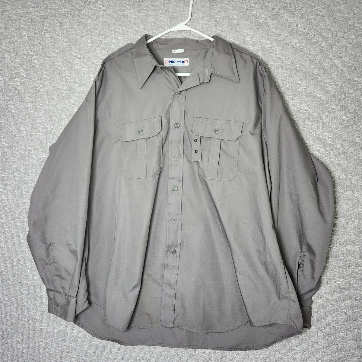 Propper 2XL Long Length Men's Tactical Dress Shirt Long Sleeve RN89706 Preowned