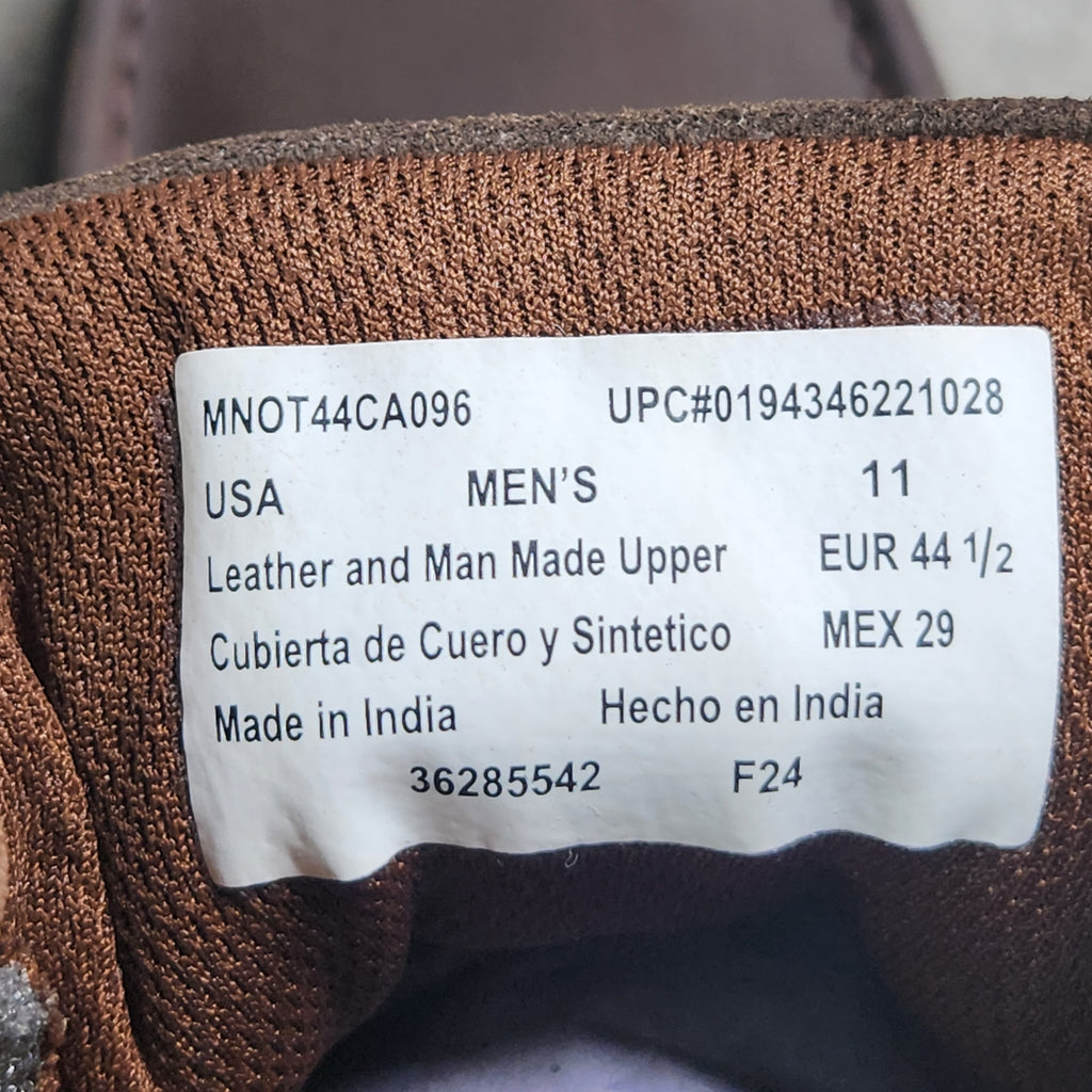 Ozark Mens Rolled Moc Toe Boots Size 11 Chukka Brown