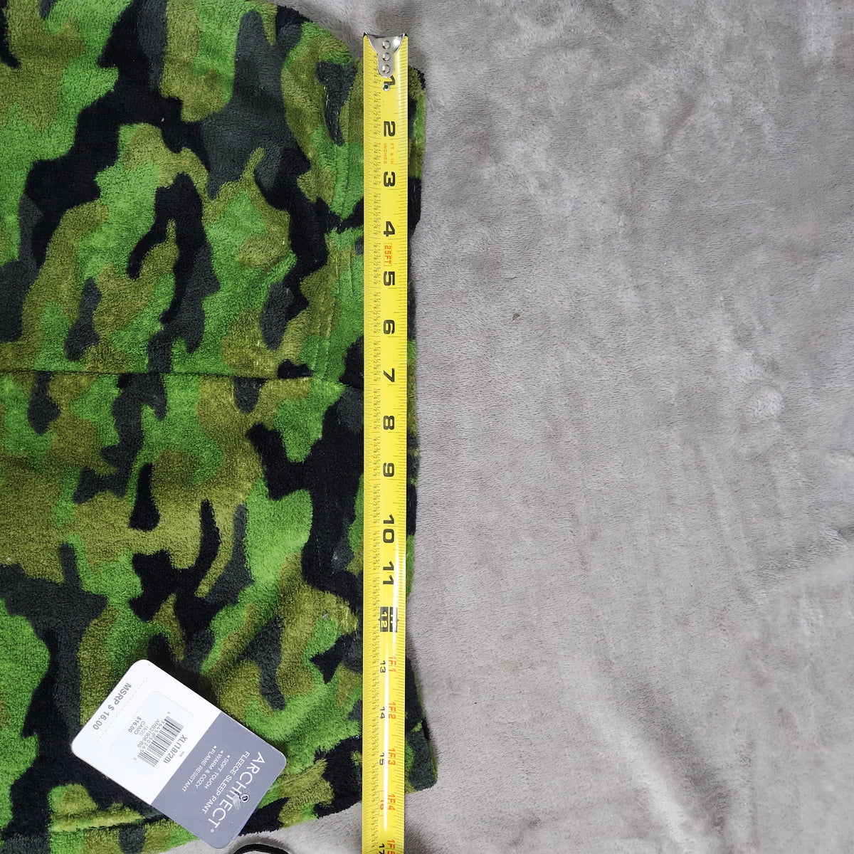Architech Boys XL(18/20) 100%polyester Fleece Sleep Pants Camo