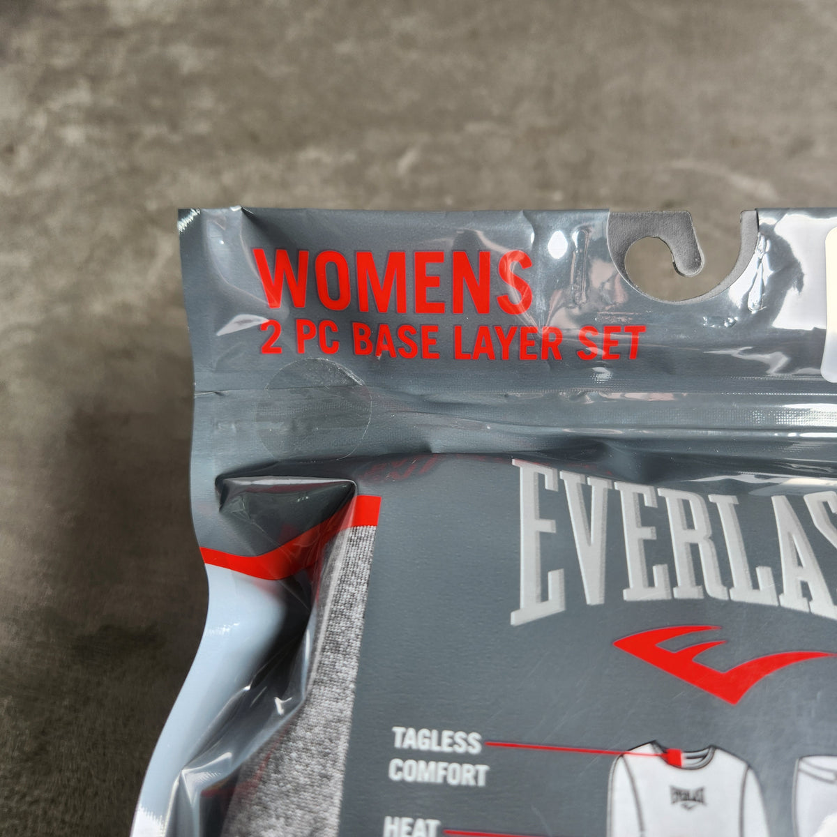 Everlast Women's 2 PC Medium Base Layer Set Gray NEW EVL4971-DS