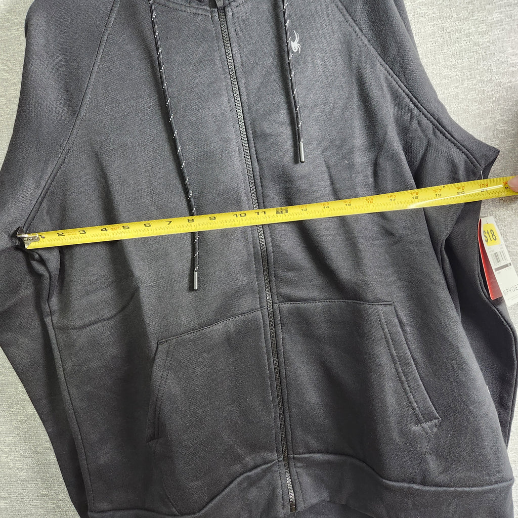 Spyder Women's Full Zip Fleece Hoodie Black Size 2x NWT