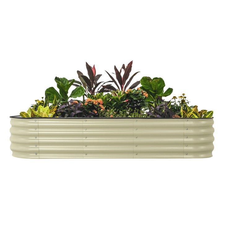 Vego Garden 14” Tall 6 in 1 Modular Metal Raised Garden Bed Kit