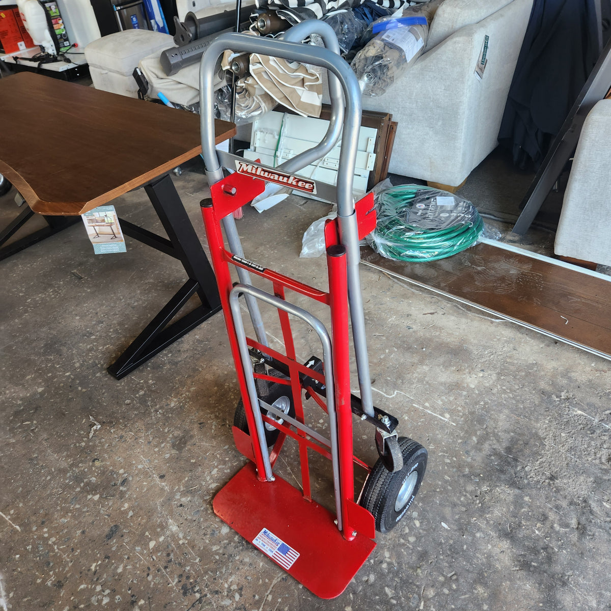 Milwaukee 3-in-1 Foldable Hand Truck, Red USED
