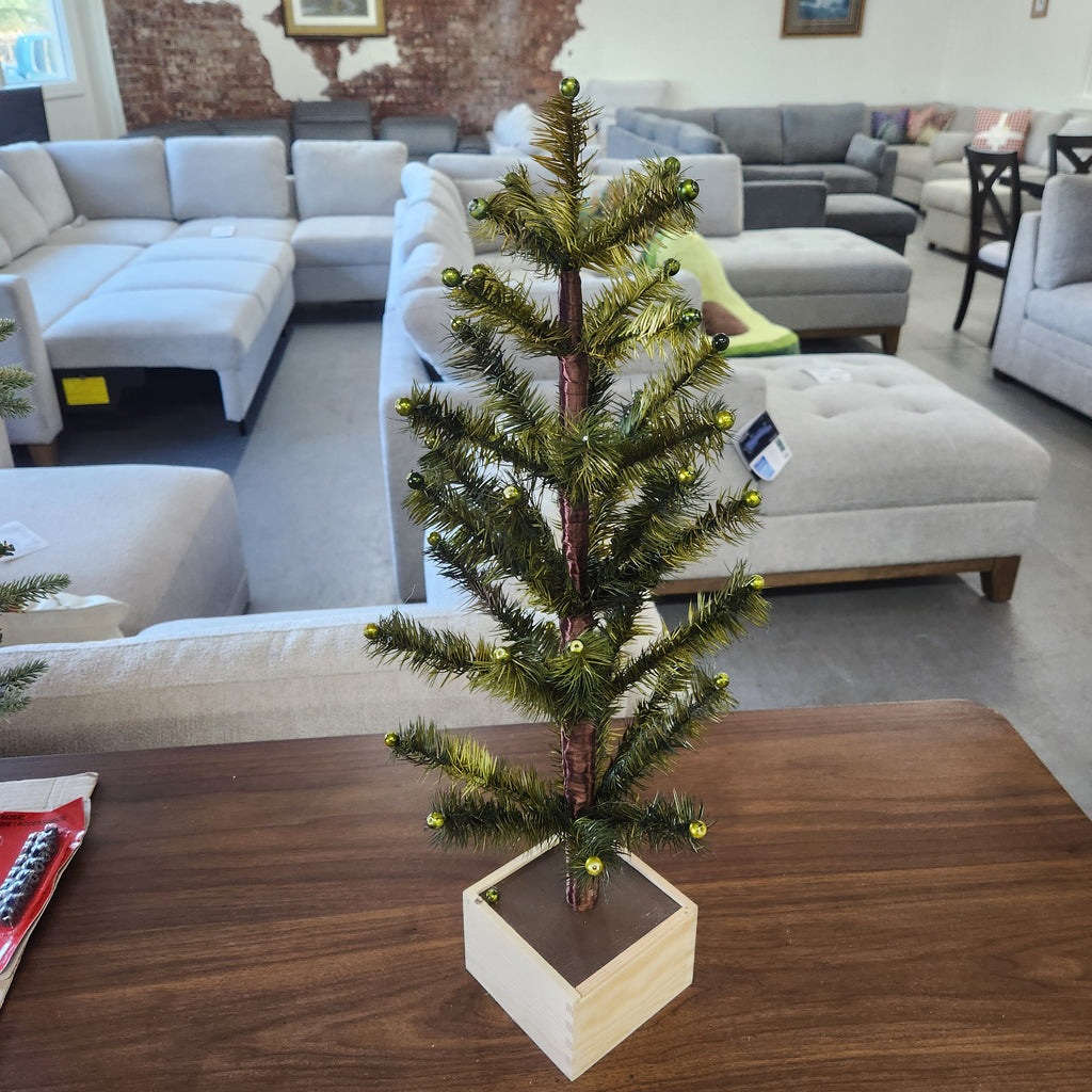 24” Decorative Christmas Tree, Lightweight Holiday Seasonal decor