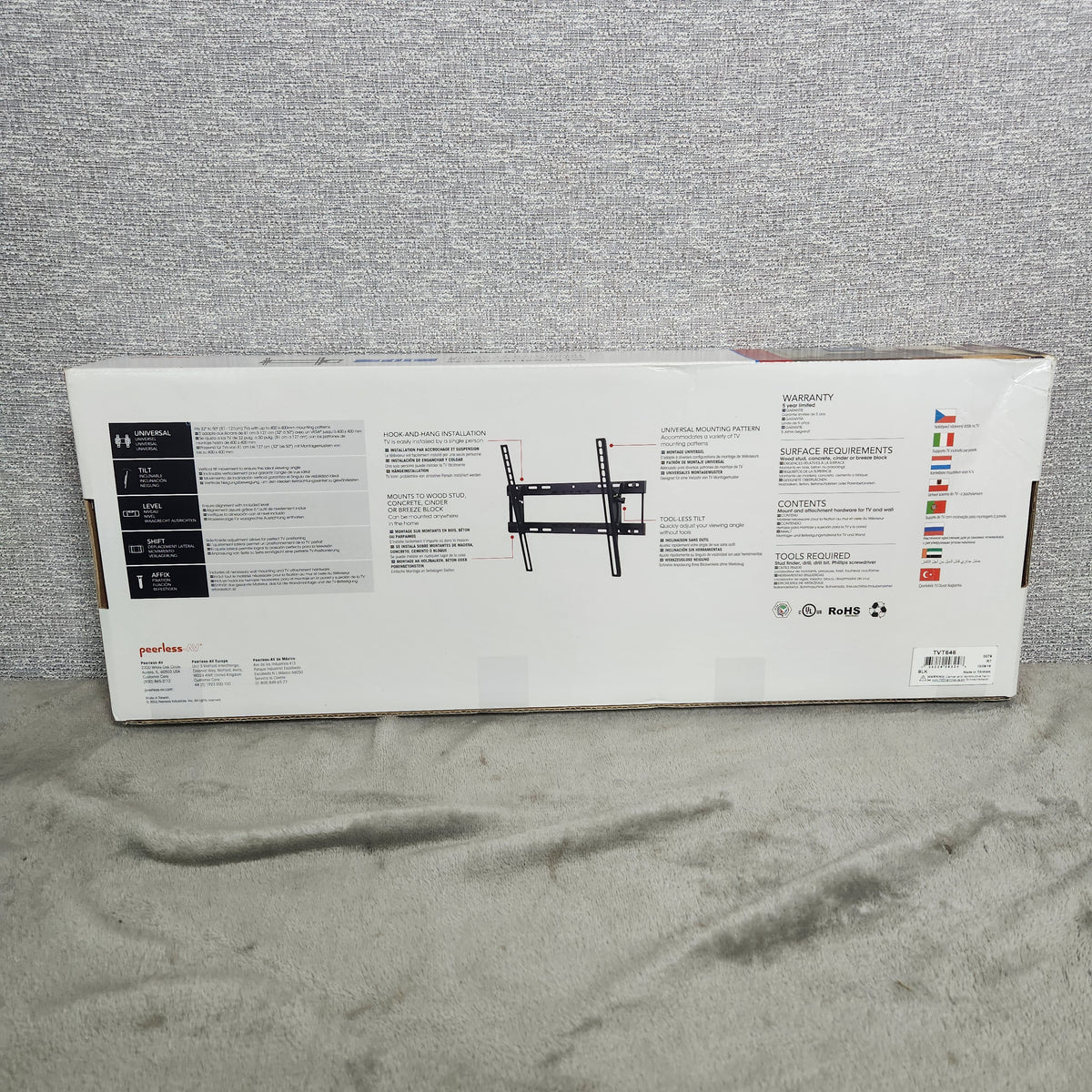 Peerless TVT646 TruVue Tilting TV Wall Mount 32"–50"