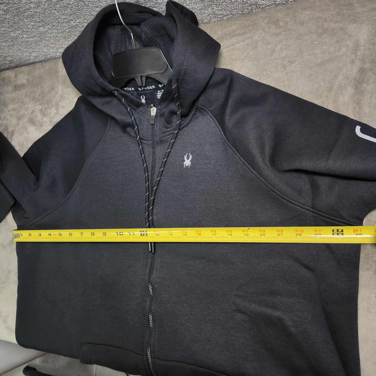 Spyder Women's Full Zip Fleece Hoodie Black Size 3x NWT