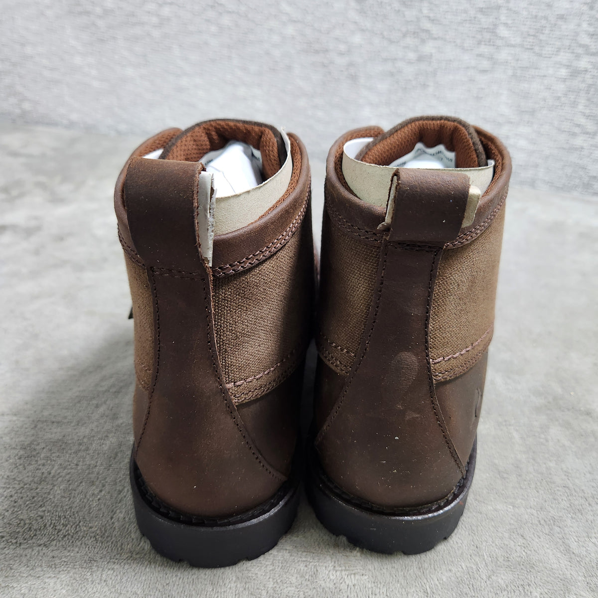 Ozark Mens Rolled Moc Toe Boots Size 7 Chukka Brown