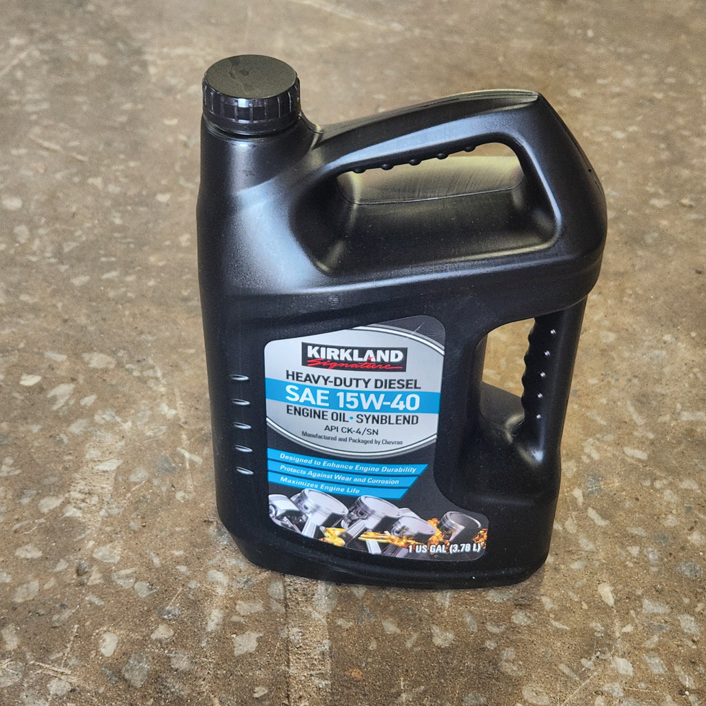 Kirkland Signature Heavy Duty Diesel 15W-40 Synthetic Blend Motor Oil 1 Gallon