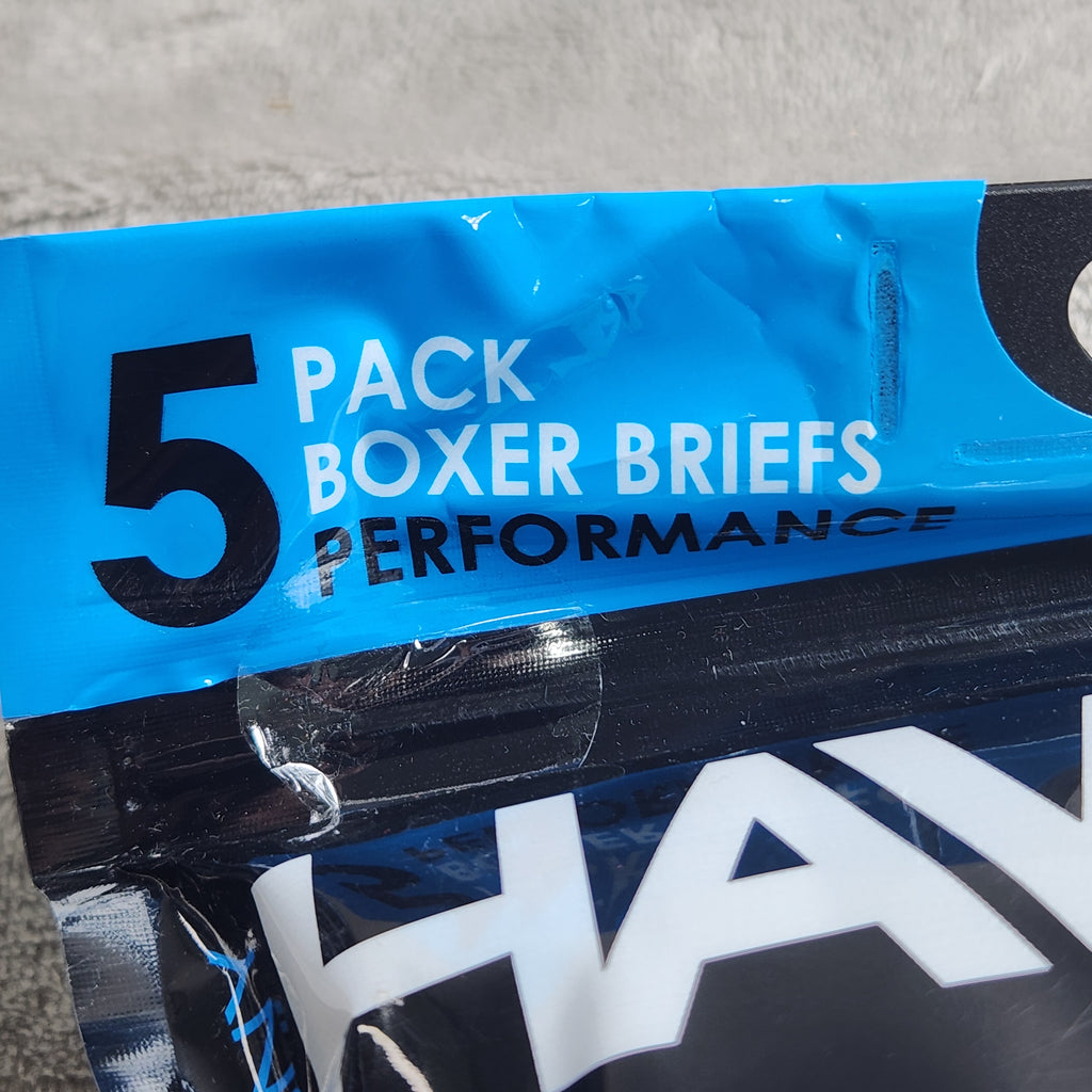 Hawk Mens 5 Pack Boxer Briefs Size Small