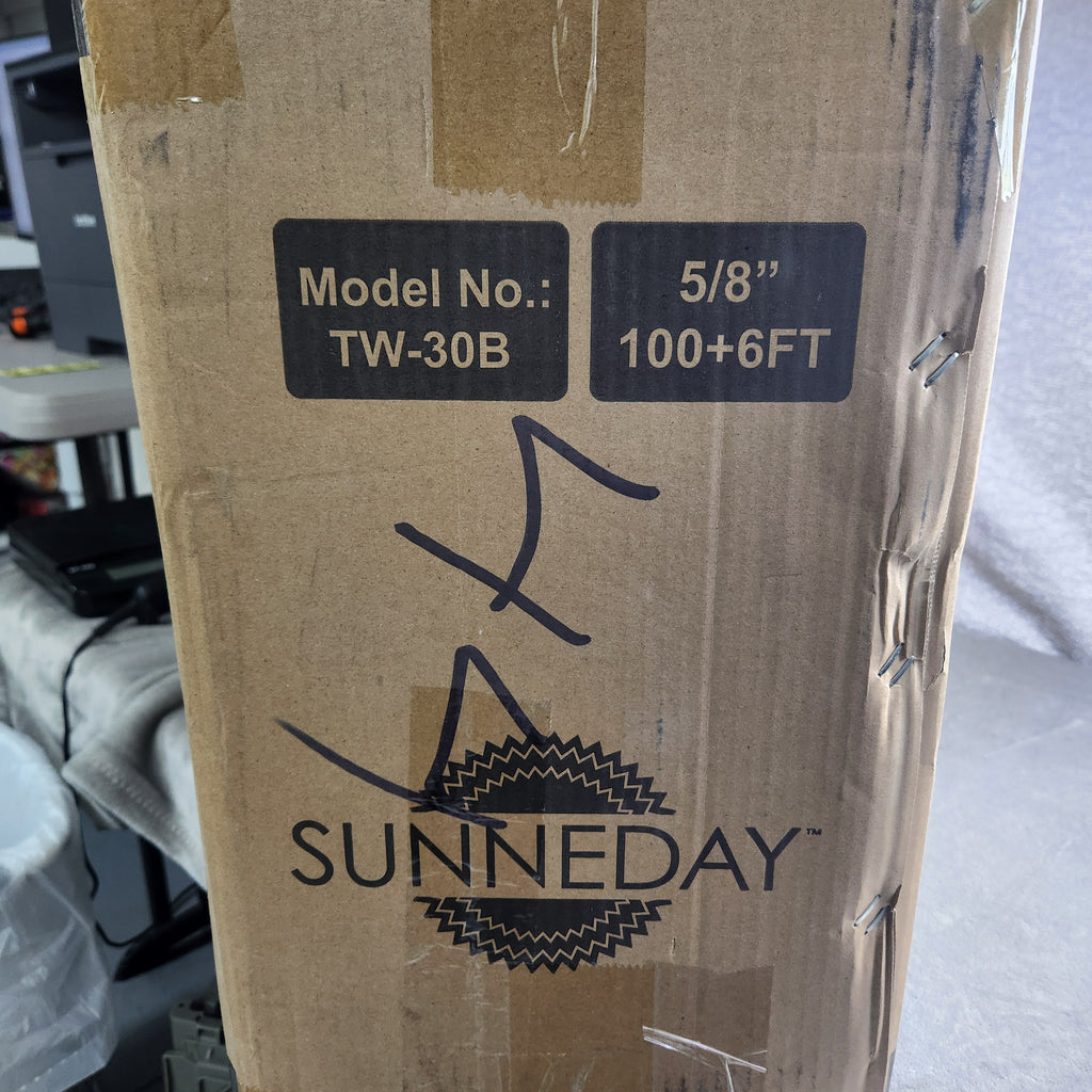 New Sunneday Retractable Garden Hose Reel With Hose &  Nozzle