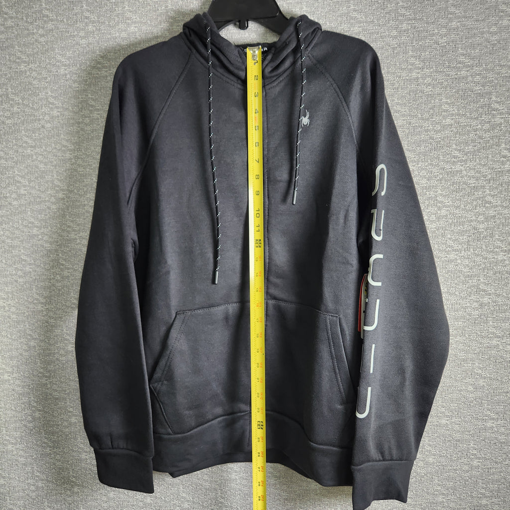 Spyder Women's Full Zip Fleece Hoodie Black Size 2x NWT