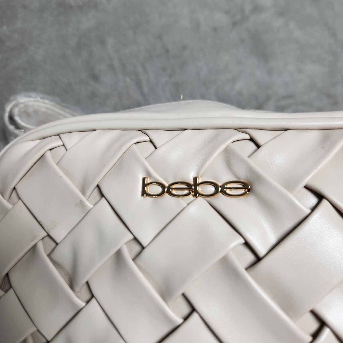 bebe Luca Camera Bag with Wallet New E02-5359 Cream